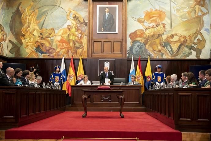 22.06.19. Las Palmas de Gran Canaria. El Cabildo de Gran Canaria celebra el pleno de constitución de la nueva corporación, con Antonio Morales como presidente, al haber sido el candidato más votado. Foto Quique Curbelo  | 22/06/2019 | Fotógrafo: Quique Curbelo