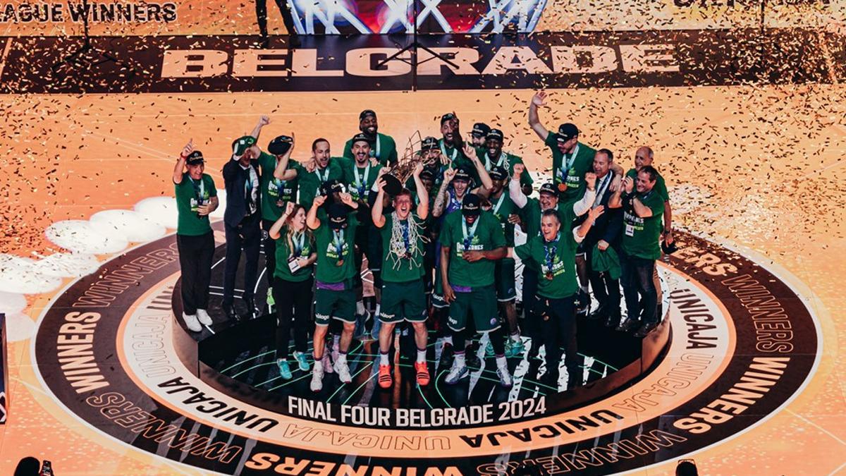 El Unicaja, campeón de Europa FIBA.