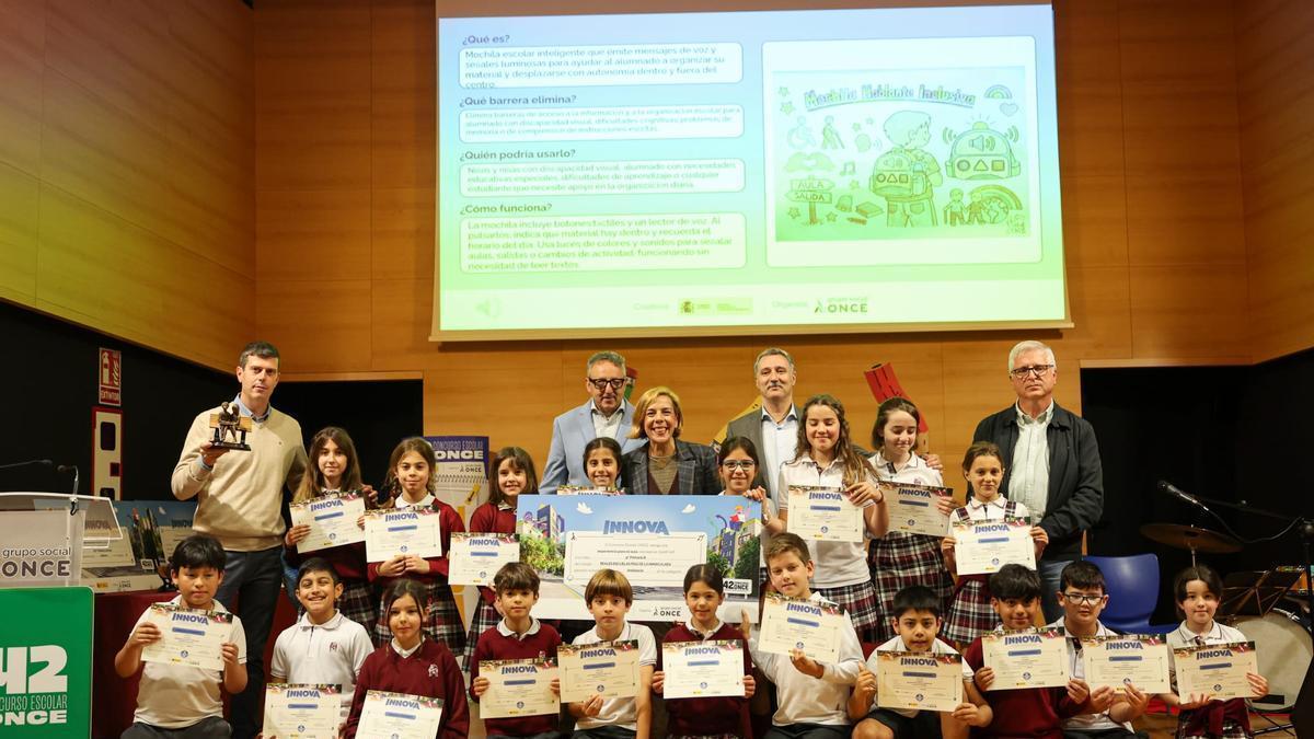 Entrega del premio a las Reales Escuelas Pías.