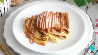 Crepes de dulce de leche con helado: el postre fácil que combina frío y calor en cada bocado