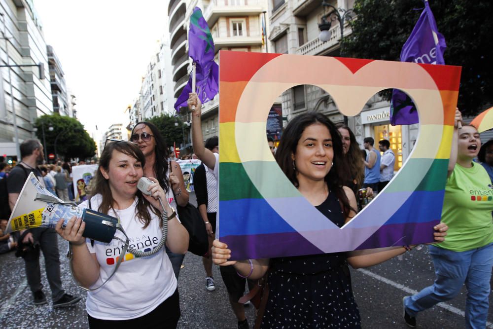 Manifestación del Orgullo LGTBi en Valencia