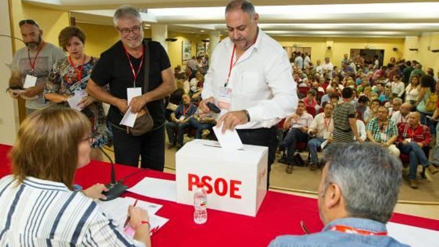 Congreso de los socialistas de la provincia de Alicante celebrado hace dos semanas.