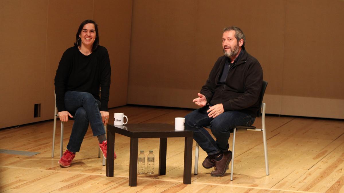 Anna Punsí i Carles Porta a l&#039;Auditori Caputxins de Figueres