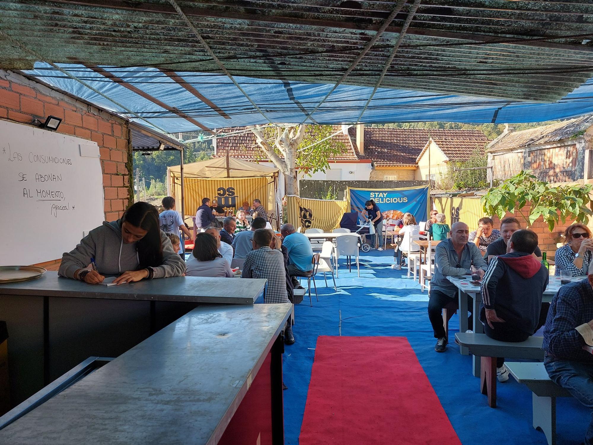 Fe y comida arropan al San Martiño en Moaña