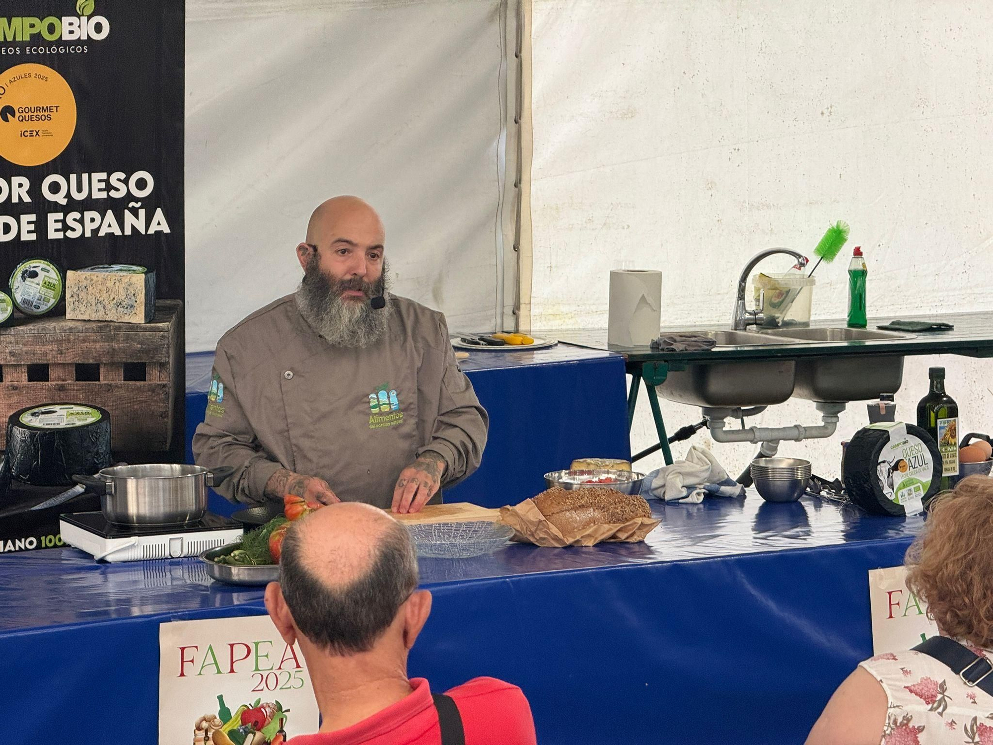 Así fue el showcooking de David Montes en FAPEA
