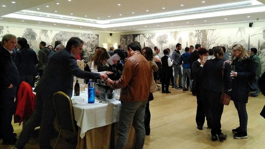 El salón del vino organizado por Rías Baixas en Santander.