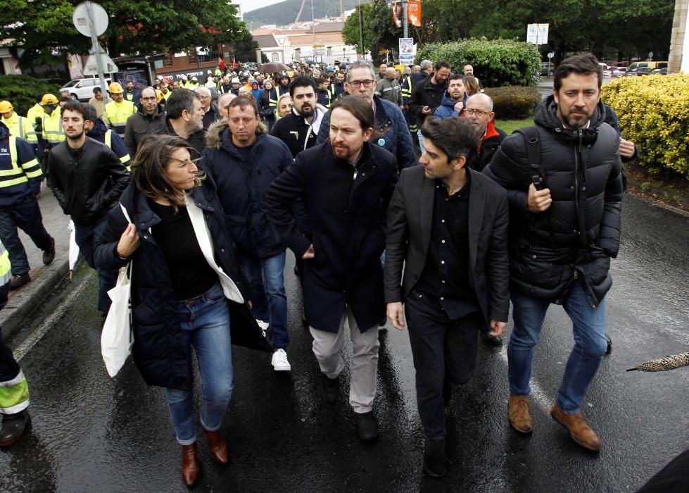 Pablo Iglesias en A Coruña y Ferrol antes del 28-A