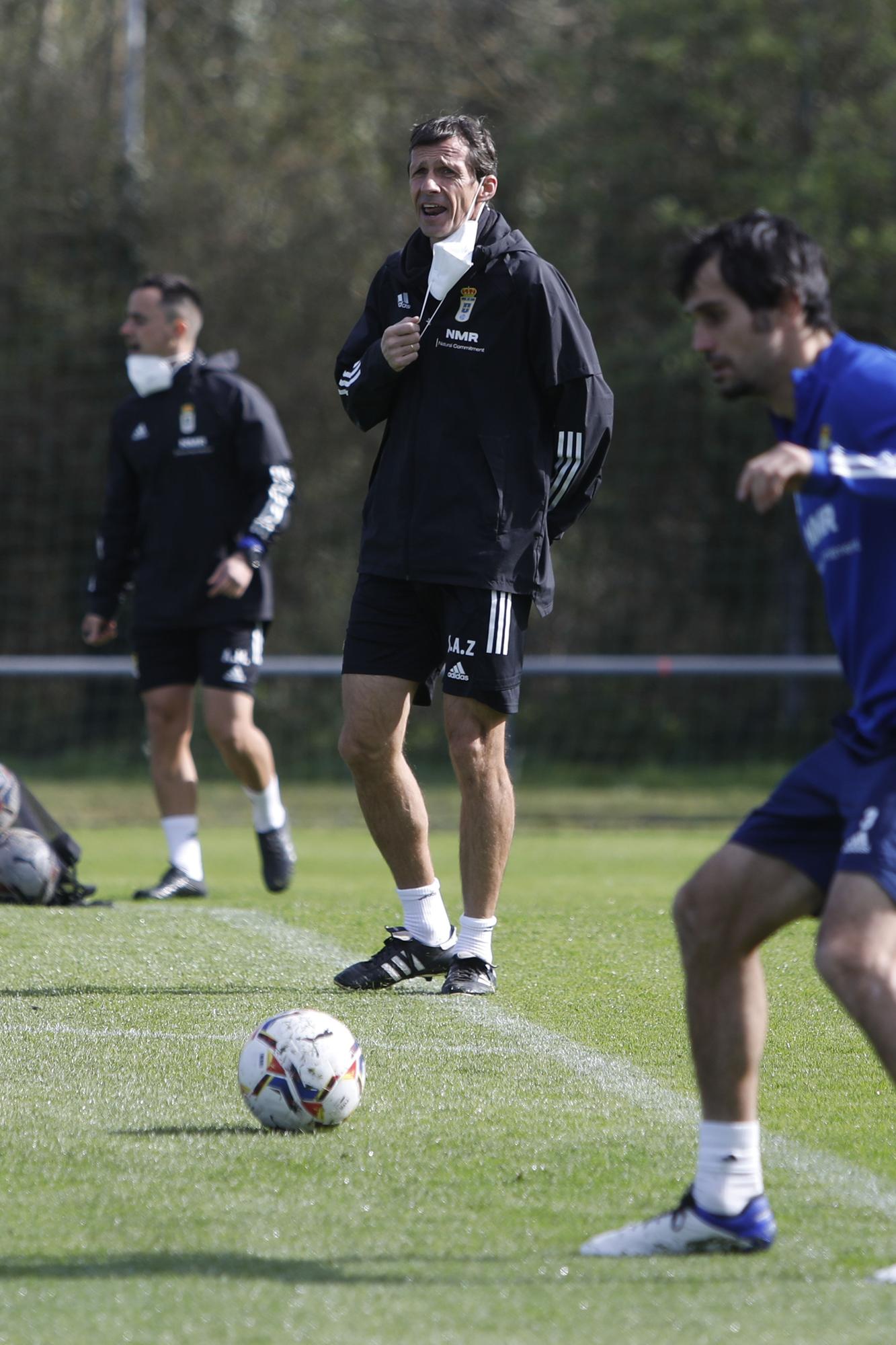 El entrenamiento del Oviedo