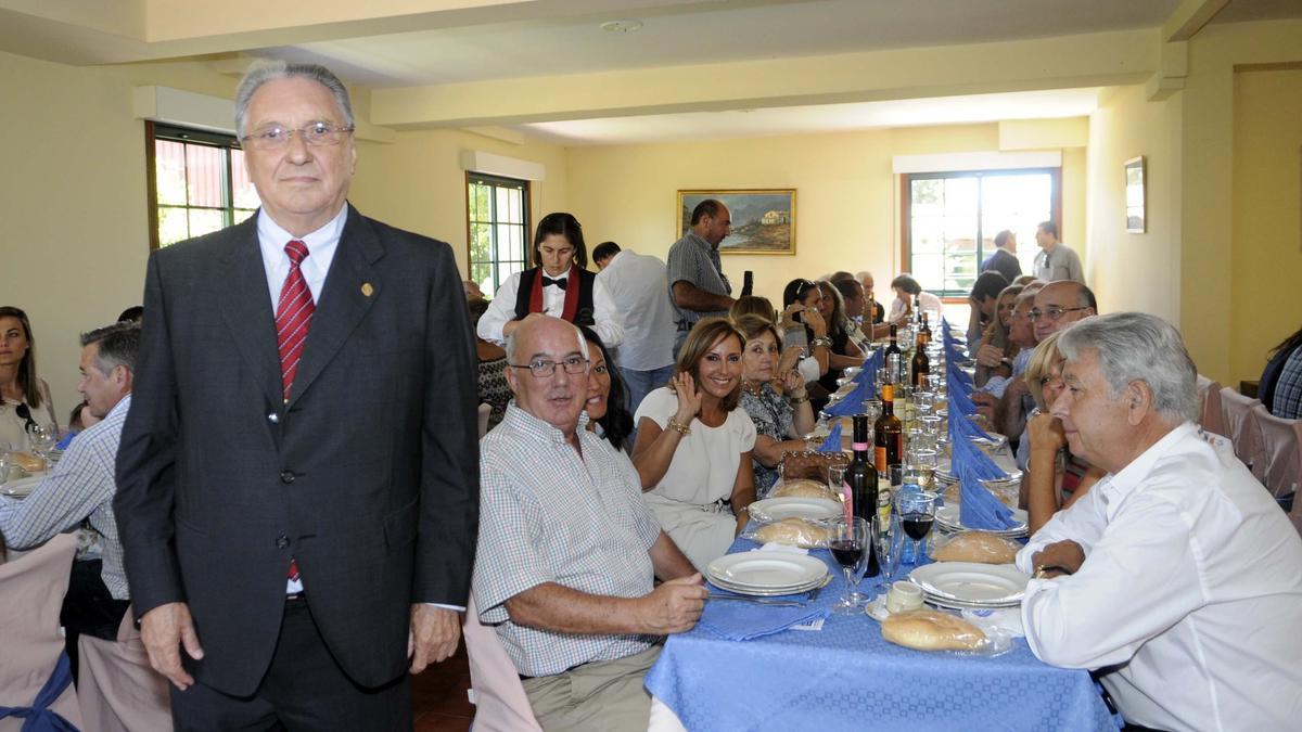 Manuel Antas Fraga durante el homenaje que su localidad natal le brindó en 2009.