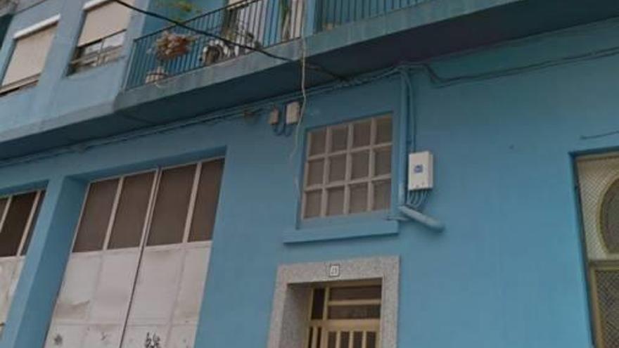 El edificio afectado se encuentra en la calle Maximiliano García Soriano.