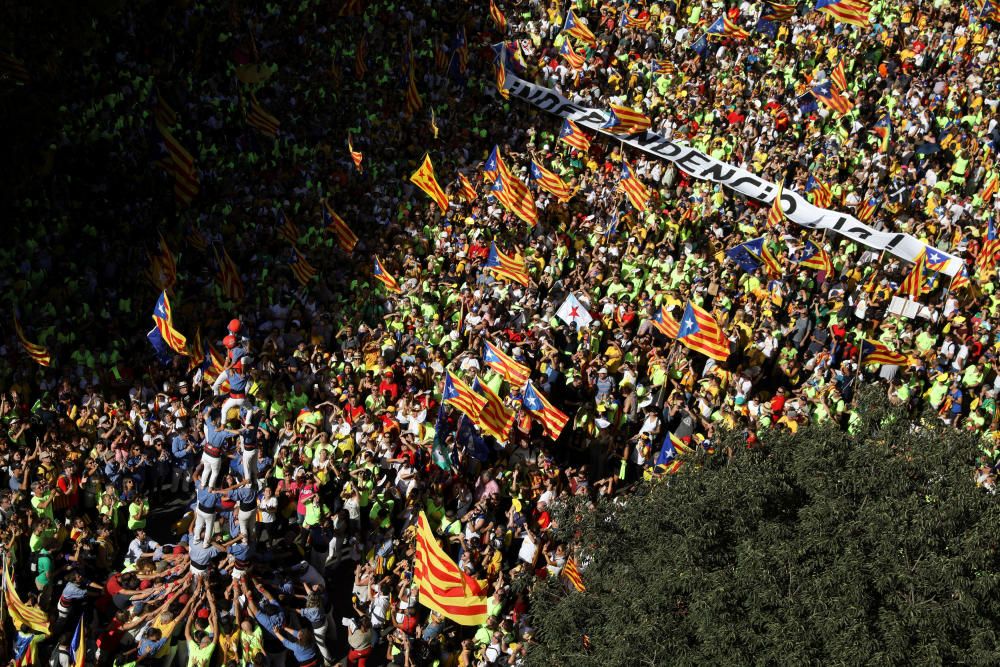 La Diada de l'11 de setembre a Catalunya