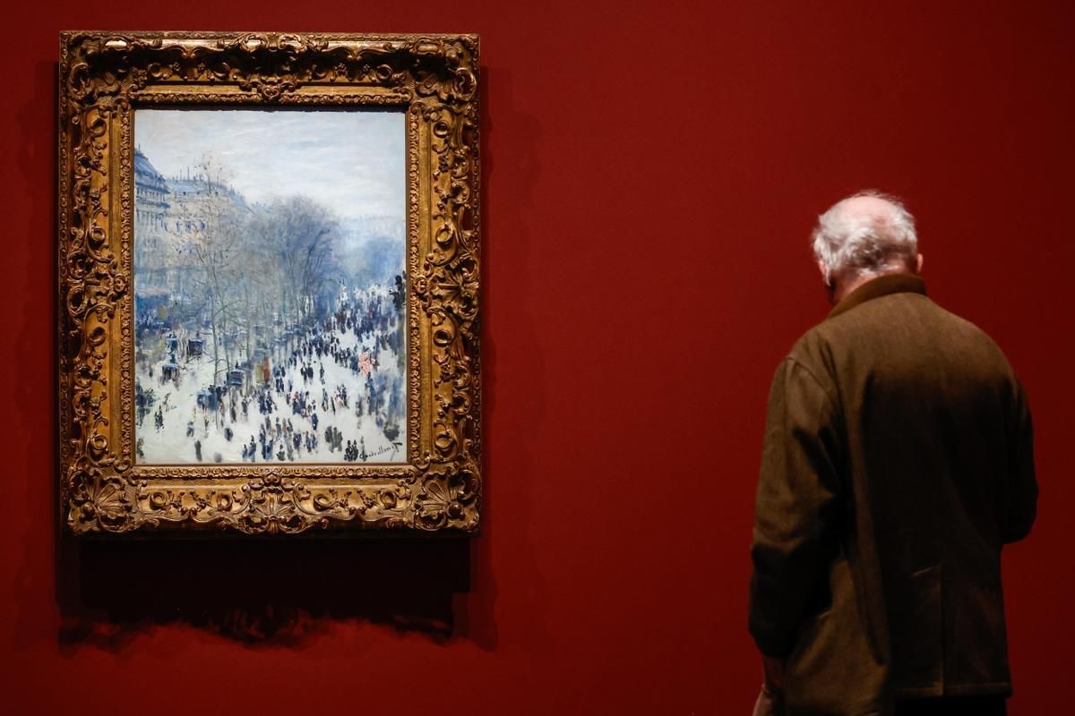 &#039;Boulevard des Capucines&#039; de Claude Monet, una de las joyas de la exposición.