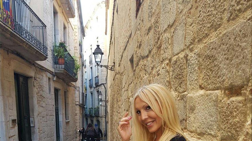 Christina Rapado acaba de rodar un videoclip a Girona