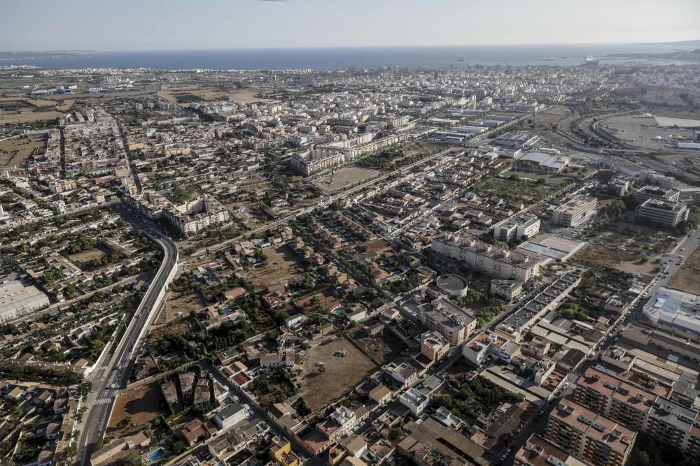 Mira Mallorca vista desde un helicóptero