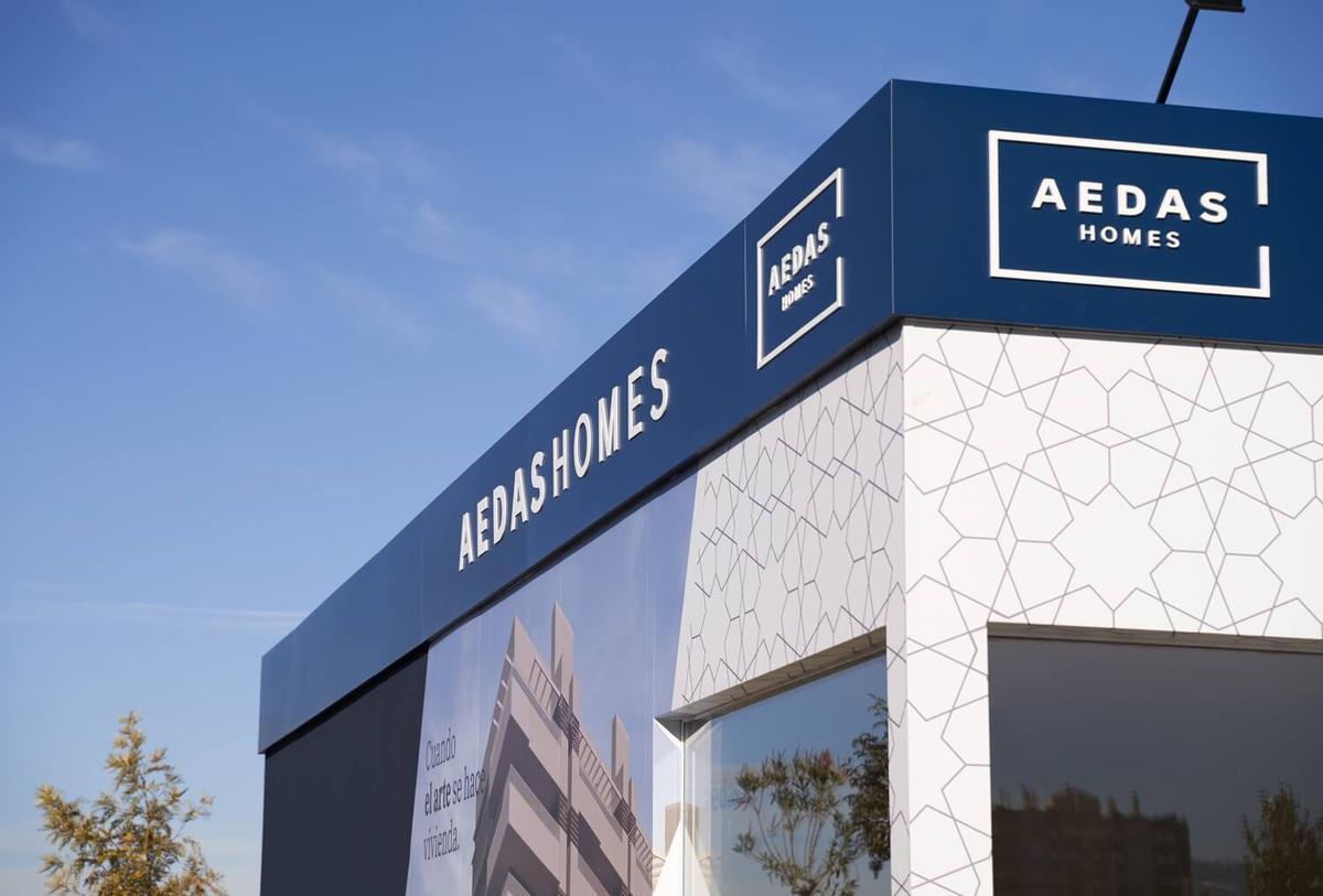 Punto de venta de Aedas Homes en Granada