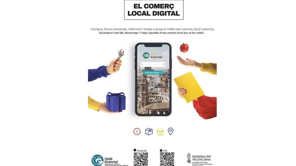 Nou Gremial es una herramienta creada para facilitar el proceso de digitalización del comercio local valenciano.