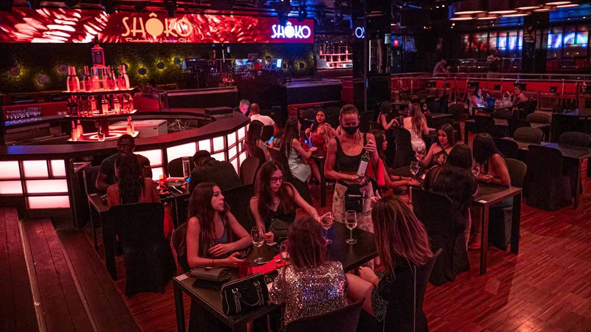 Primera noche de apertura tras la pandemia de la discoteca Shoko de Barcelona
