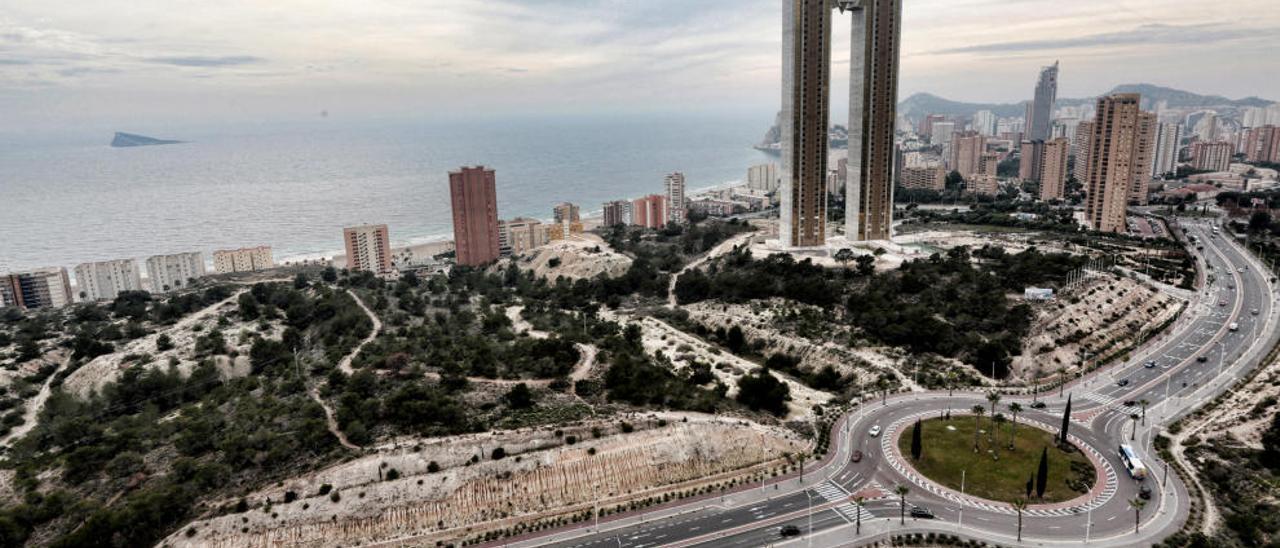 Una vista panorámica de Benidorm con el In Tempo