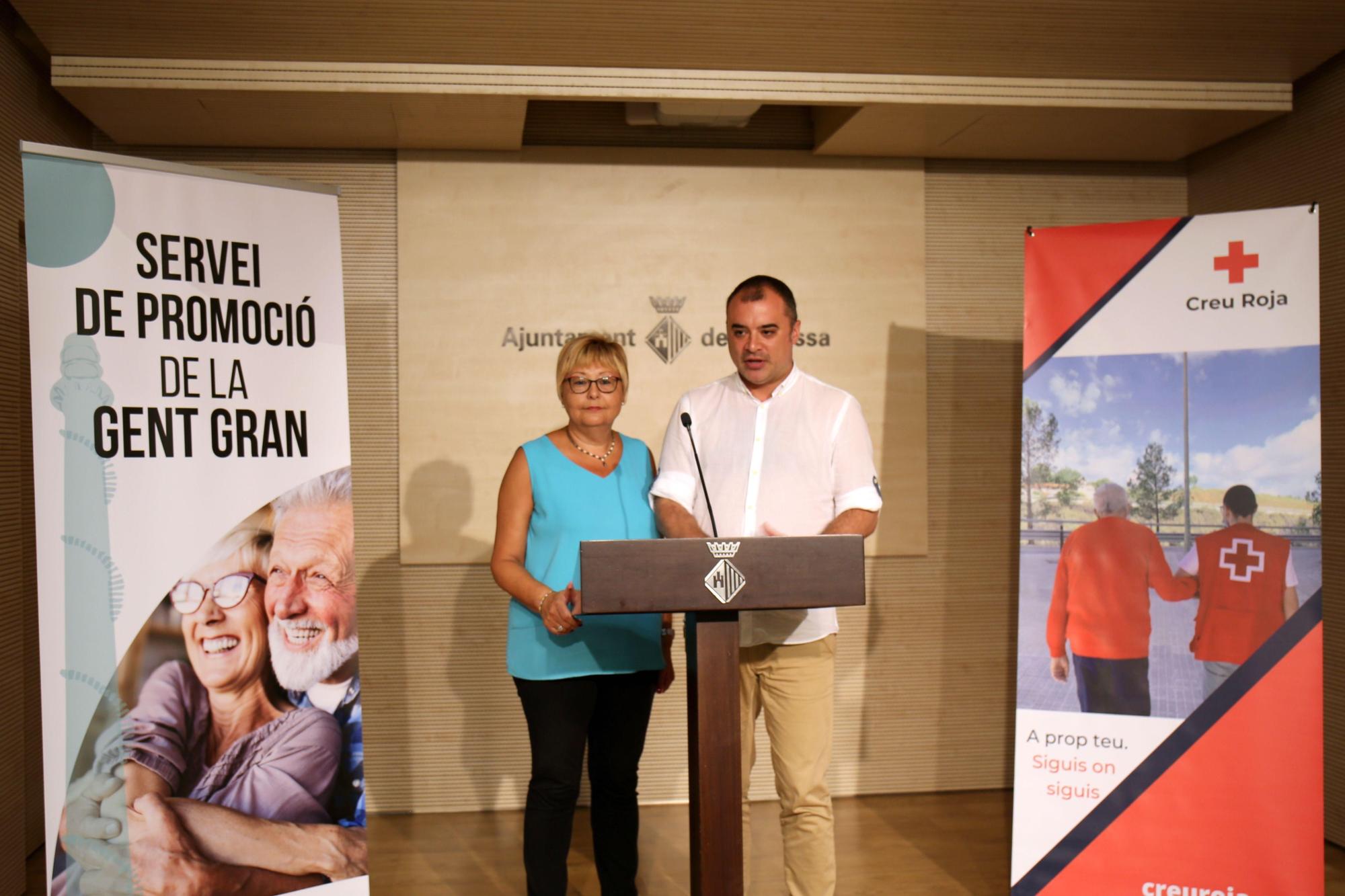 Rueda de prensa de presentación del proyecto 'Vacaciones mayores'.