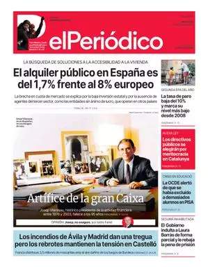 La portada de EL PERIÓDICO del 29 de julio de 2026