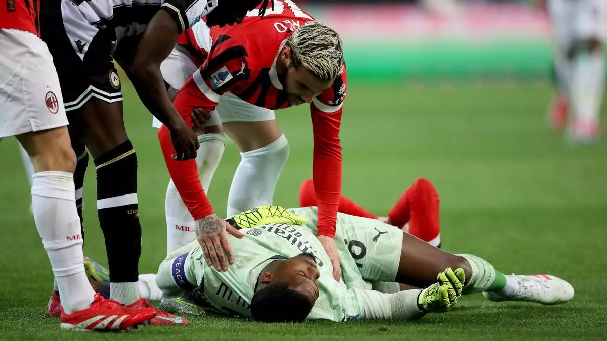 Maignan da el susto en una contundente victoria del MIlan sin Gim谷nez ni Joao F谷lix