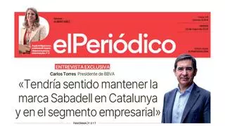 La portada de EL PERIÓDICO del 23 de mayo de 2025