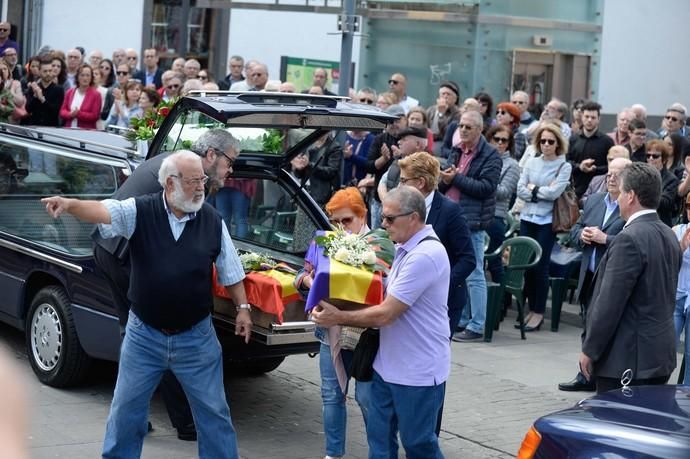 ARUCAS. Entierro de los restos encontrados en el Pozo de Tenoya.  | 24/03/2019 | Fotógrafo: José Carlos Guerra