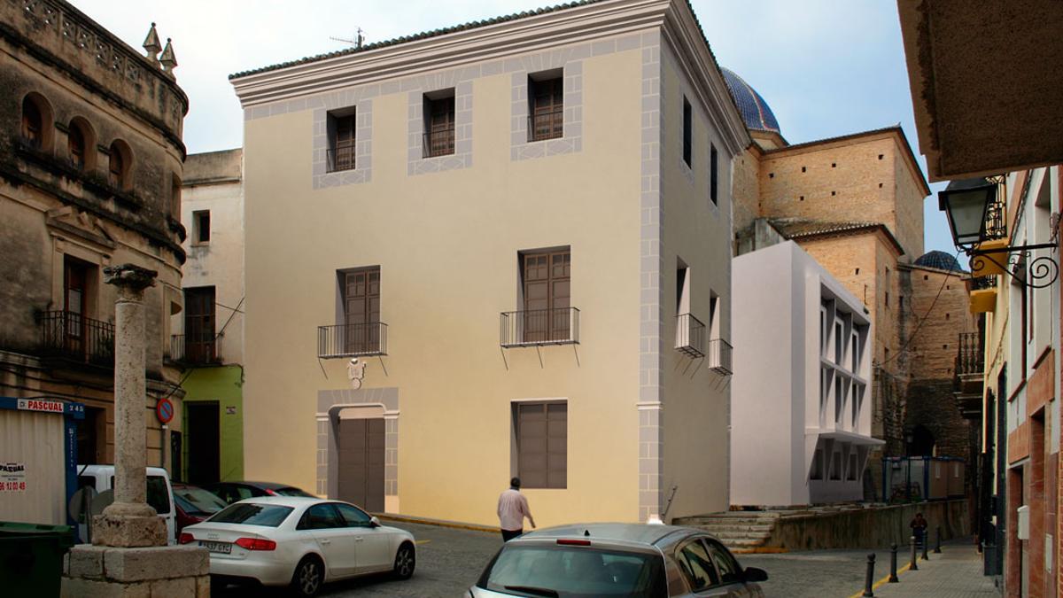 Una imatge virtual del futur Centro Olivense.