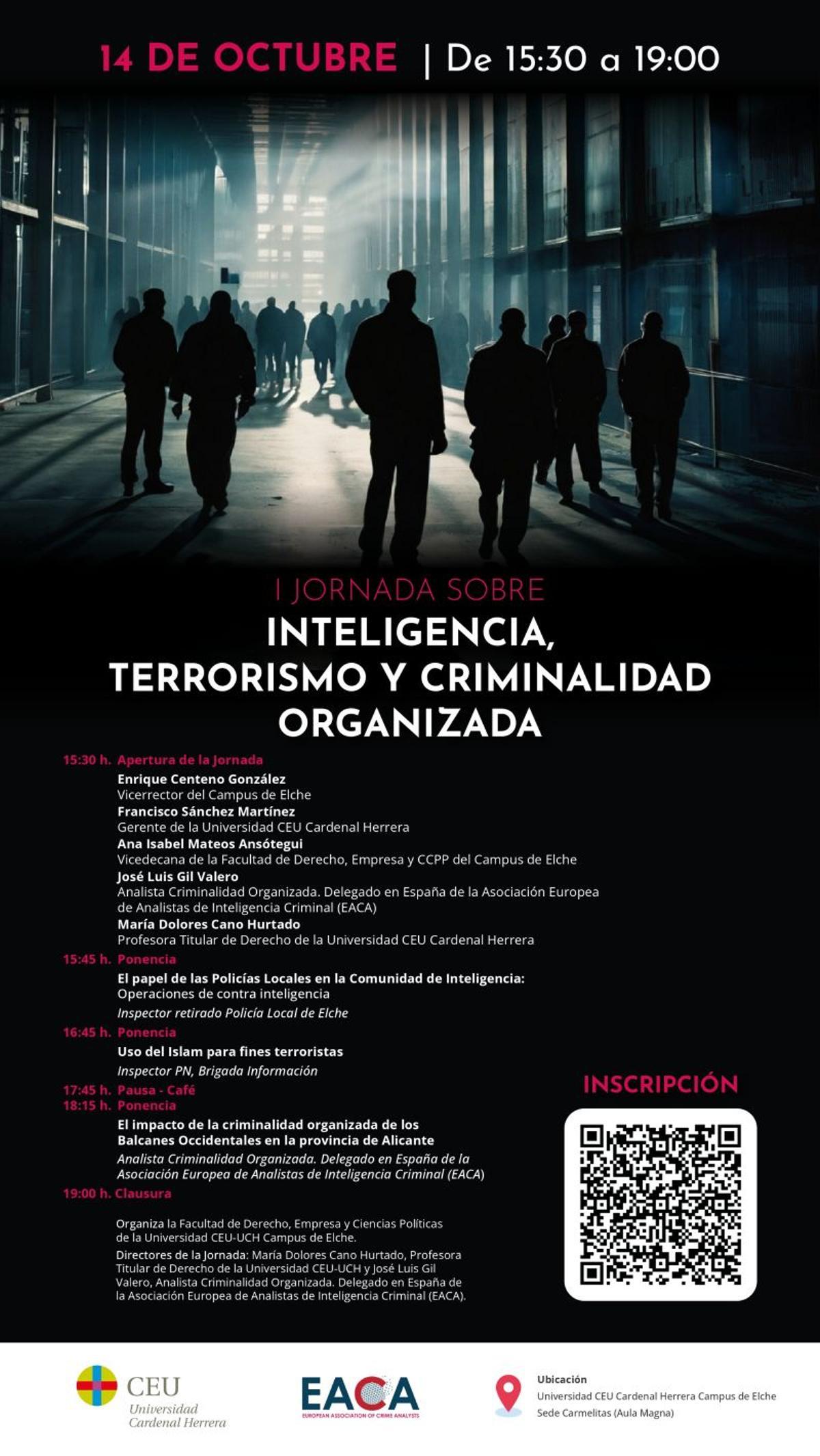 Jornada sobre criminalidad.