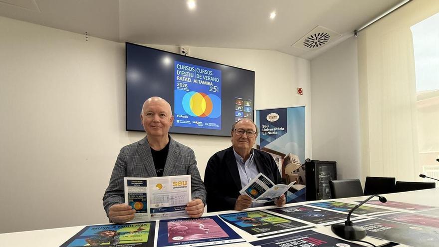 Tres cursos de verano en la Seu Universitària de La Nucia