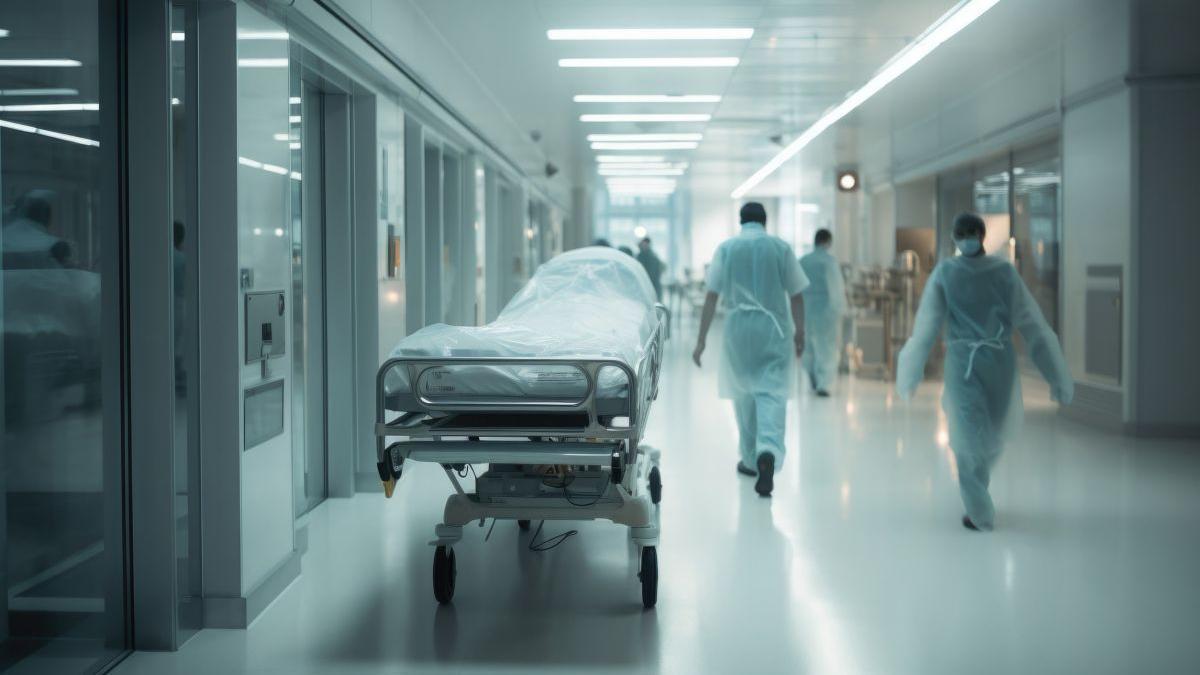 Personal sanitario en un hospital.