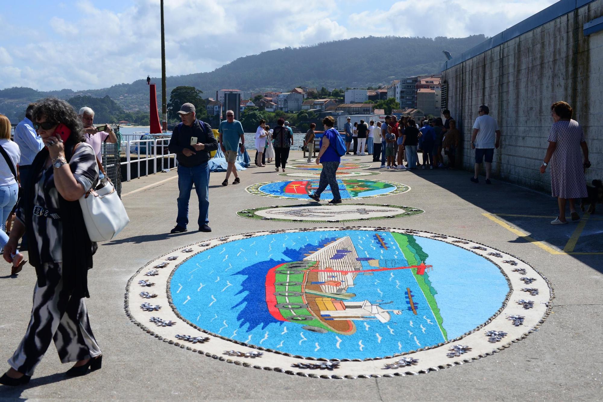 Las celebraciones en honor a la Virgen del Carmen en O Morrazo. La procesión en Bueu