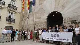 Las Corts Valencianes evitan hablar de violencia machista en el crimen de Antella y Vox se separa de la pancarta