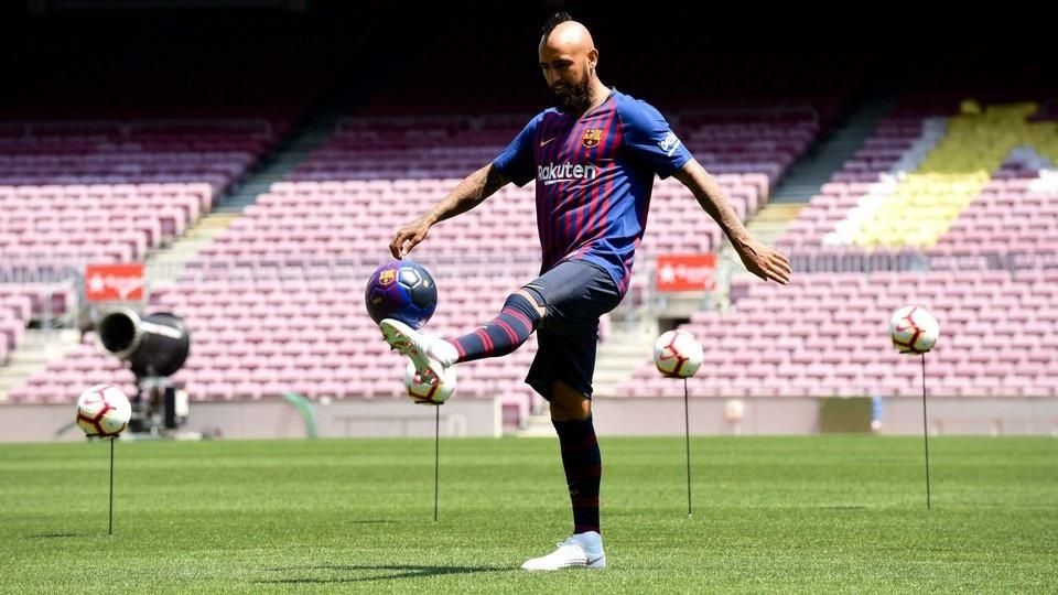 Presentació d'Arturo Vidal