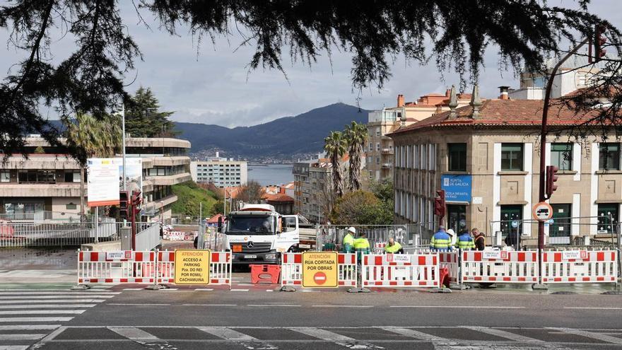 Vigo activa nuevas restricciones de tráfico durante tres días en el principal acceso al concello