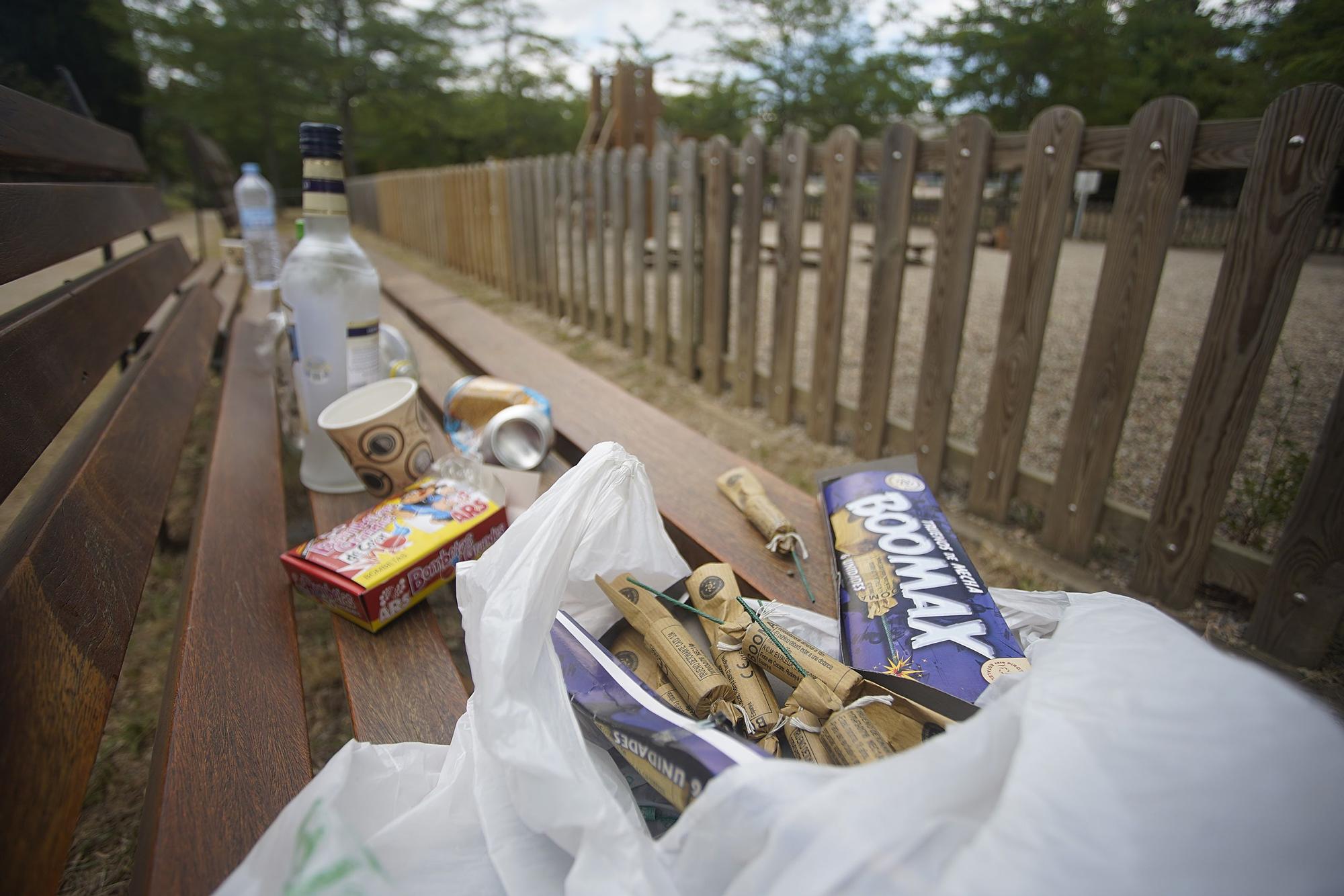 El castell de Montjuïc i el minigolf, punts recurrents de «botellón»