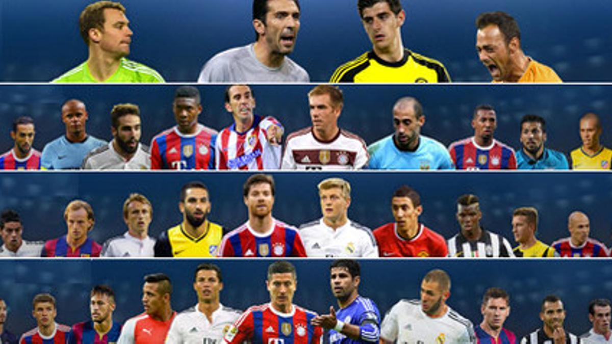 Estos son los candidatos al equipo del año de la UEFA