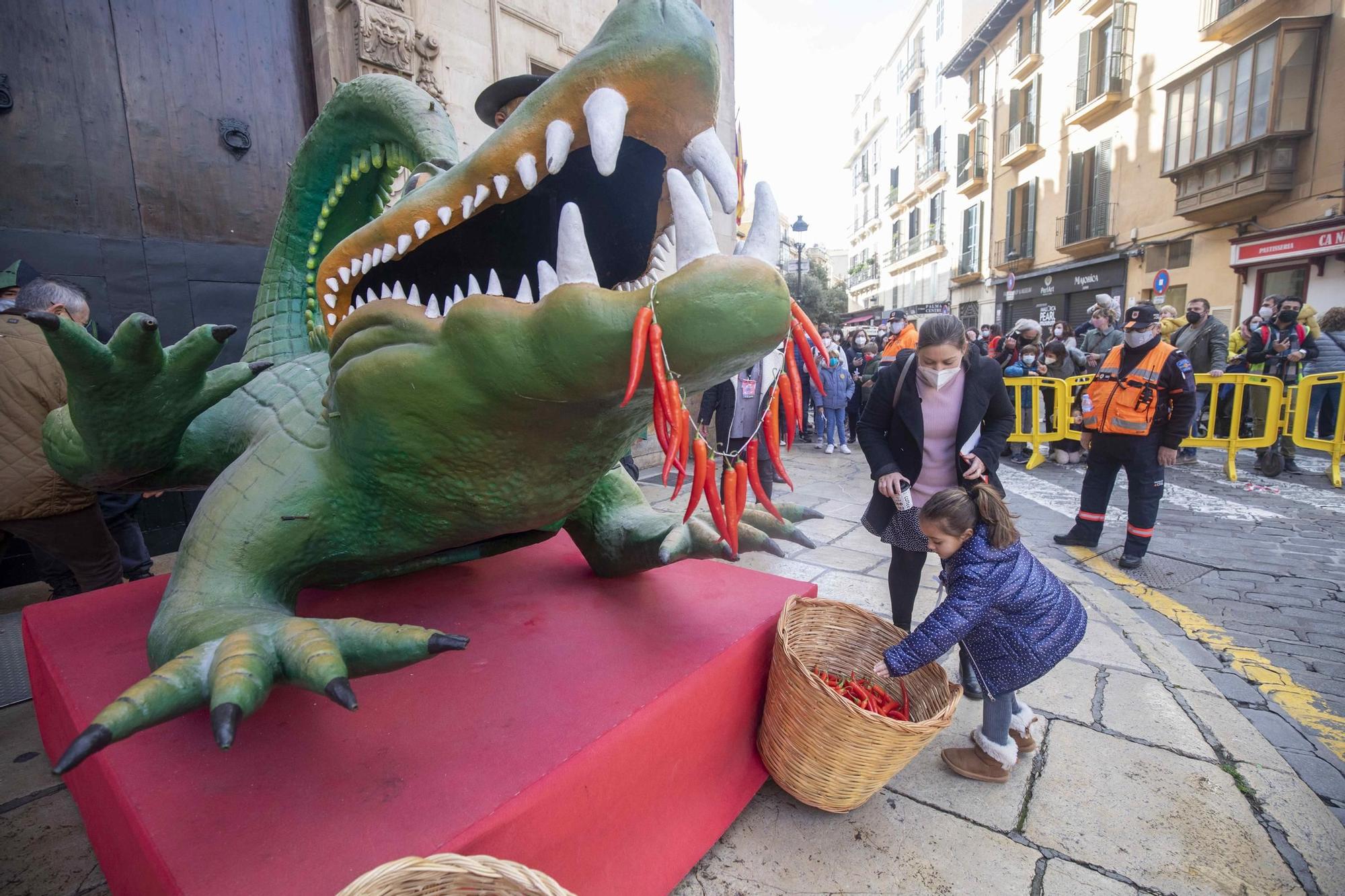 Centenares de personas dan el 'sus' a las fiestas de Sant Sebastià de Palma