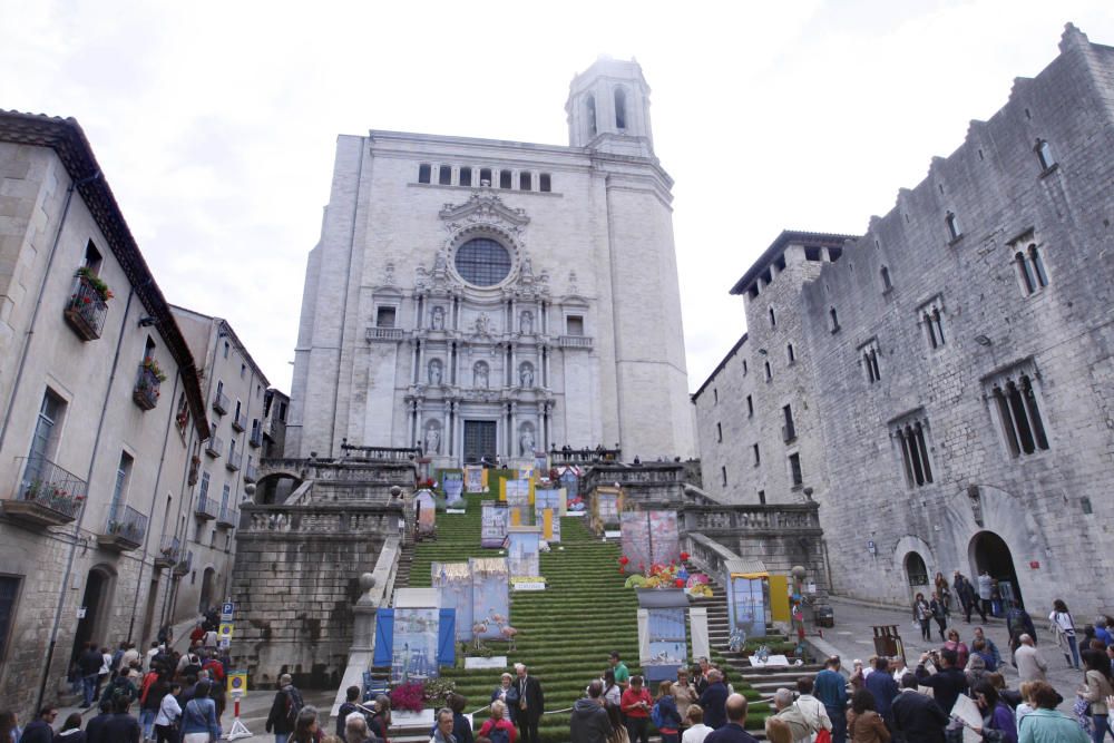 Girona es torna a omplir de visitants el darrer cap de setmana de Temps de Flors