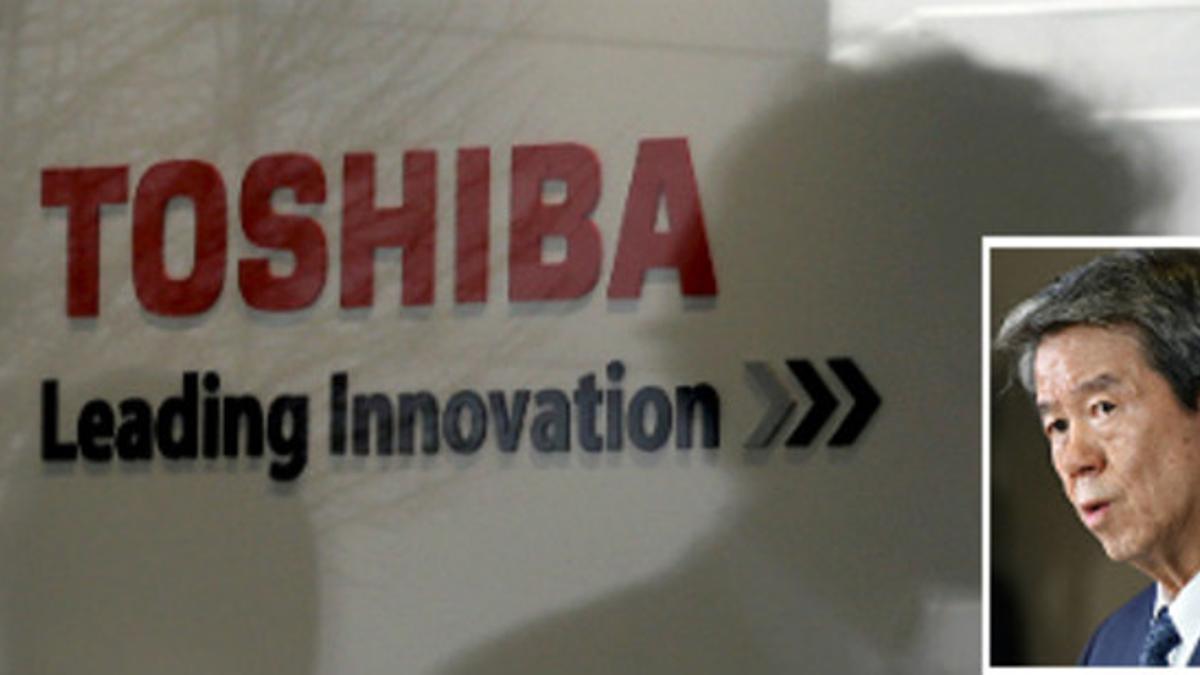 El ya expresidente de Toshiba, Hisao Tanaka.