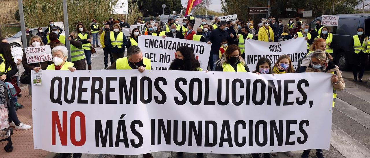 Los vecinos ya se manifestaron en enero de 2022, en el segundo aniversario de las inundaciones.