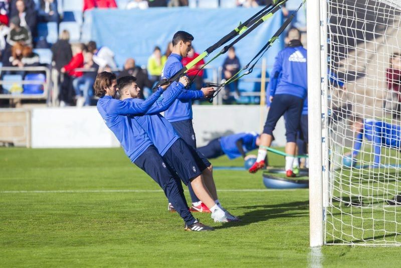 Entrenamiento de puertas abiertas del Real Zaragoza