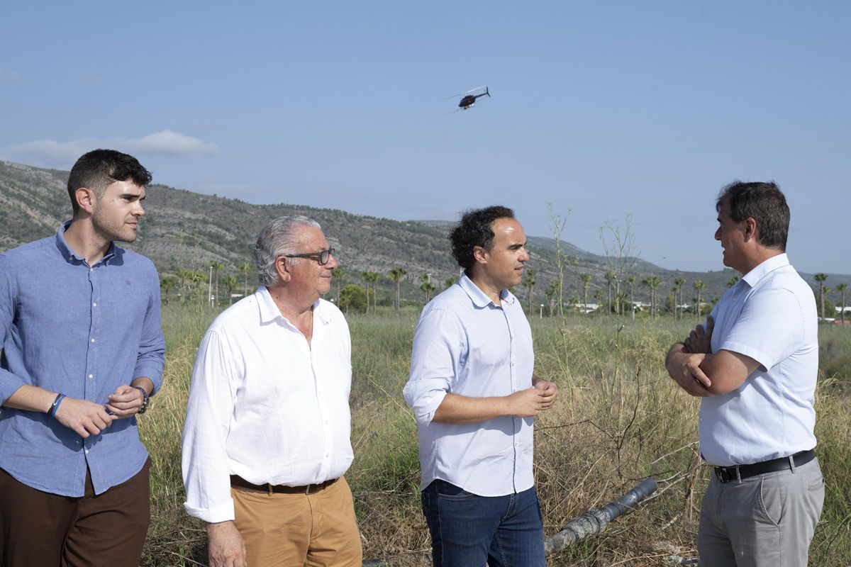 El diputado de Medio Natural, José María Andrés, ha supervisado el tratamiento este viernes.