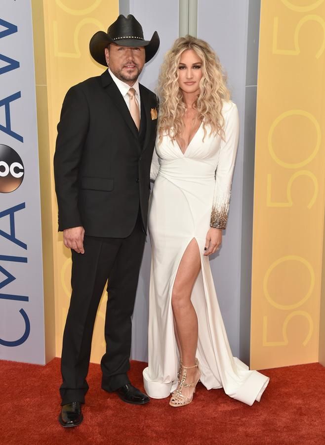 Premios CMA Música Country: Jason Aldean y Brittany Kerr