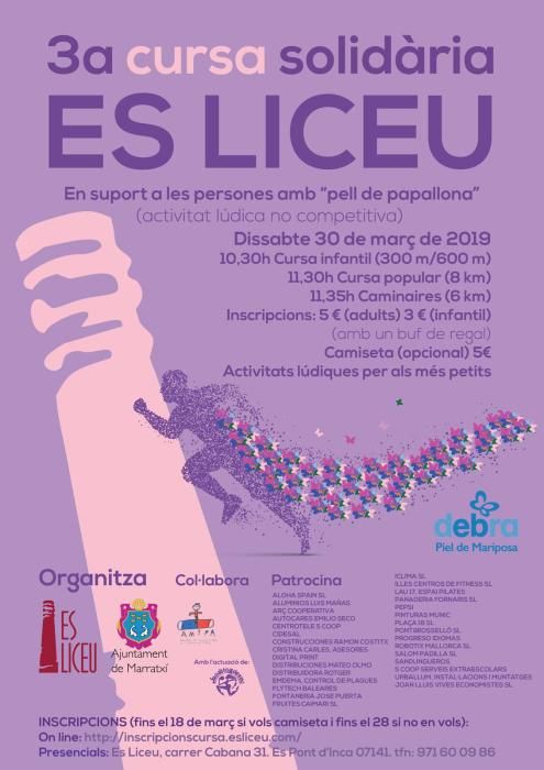 Récord de participación en la carrera solidaria del colegio Es Liceu de Marratxí