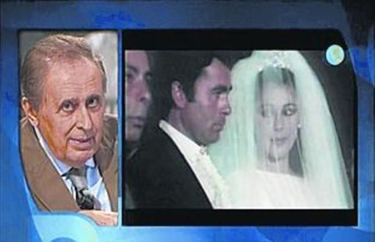 Jaime Peñafiel, donant una exclusiva 25 anys després (T-5). Jaime Peñafiel, donant una exclusiva 25 anys després (T-5).