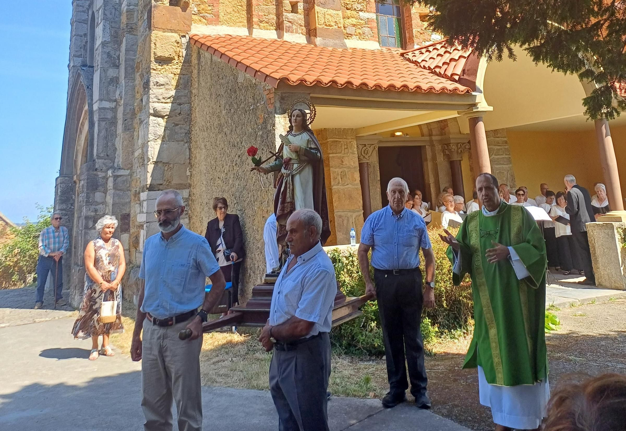 La procesión de Santa Marina, en imágenes