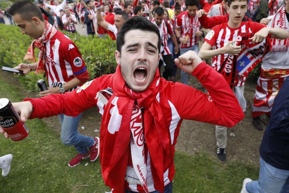 La Mareona en Valladolid para el play off del Sporting