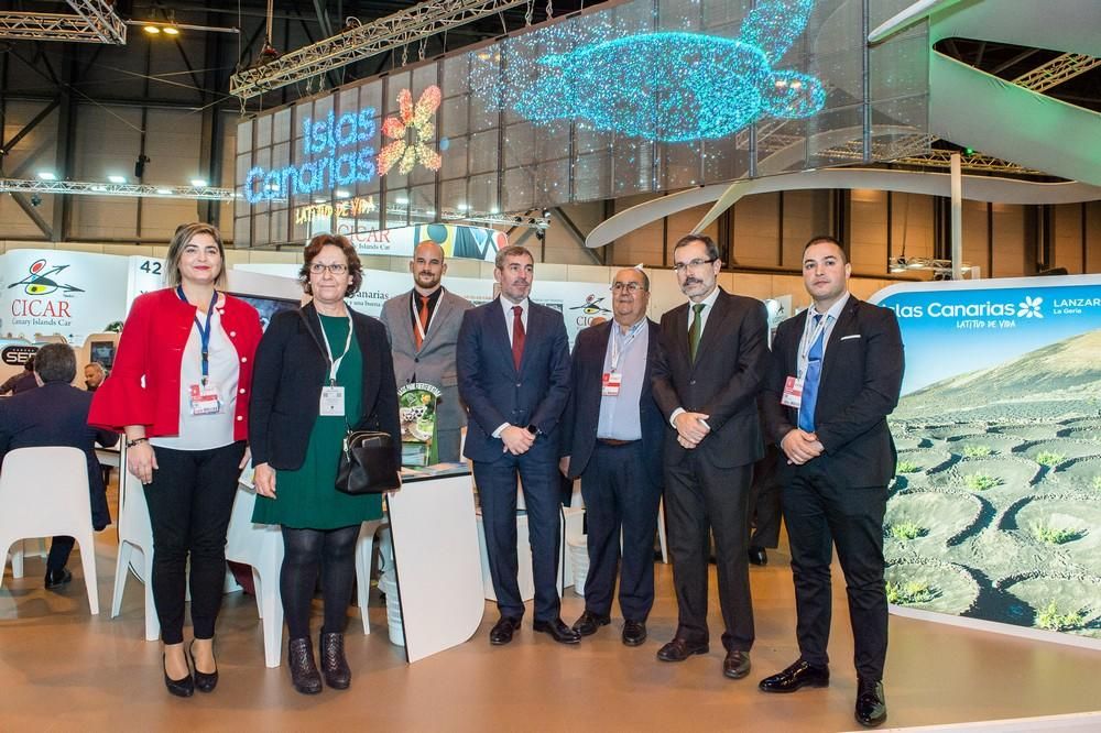 Inauguración del Pabellón de Canarias en la Feria Internacional de Turismo FITUR 2019.