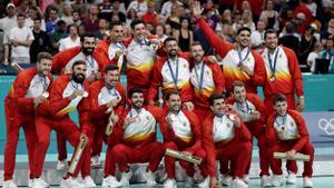 La selección española masculina de balonmano, bronce en París 2024